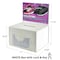 Azar Displays White Extra Large Lottery Box W/ Pocket, Lock and Keys 206390 - alternate 2